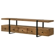 Otto 5-drawer Mango Wood 70-inch TV Stand Media Console Brown