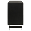 Coaster Aminah 3-door Wood Accent Cabinet in Natural and Black