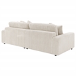 Coaster Blaine Fabric Upholstered Reversible Chaise Sectional Sofa In Sand