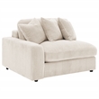 Coaster Blaine Fabric Upholstered Reversible Chaise Sectional Sofa In Sand