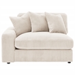 Coaster Blaine Fabric Upholstered Reversible Chaise Sectional Sofa In Sand