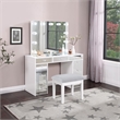 Regina Makeup Vanity Table Set with Lighting White