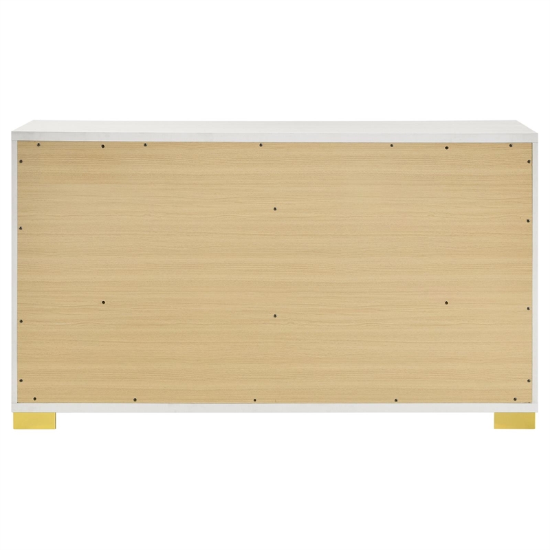 Marceline 6-drawer Dresser White