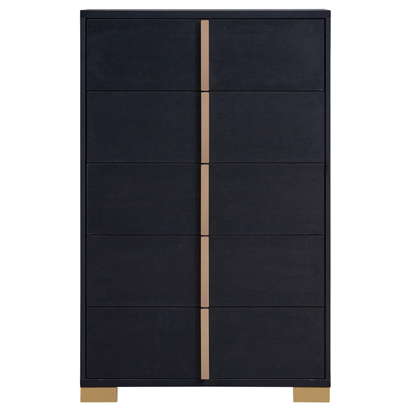Marceline 5-drawer Bedroom Chest Black