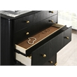Arini 5-drawer Bedroom Chest Black