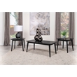Radley 3-piece Rectangular Coffee Table Set Black