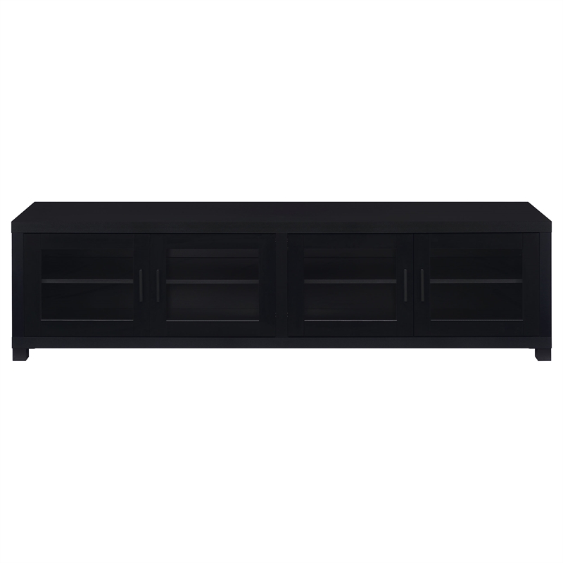 Sachin 4-door Engineered Wood 79-inch TV Stand Black
