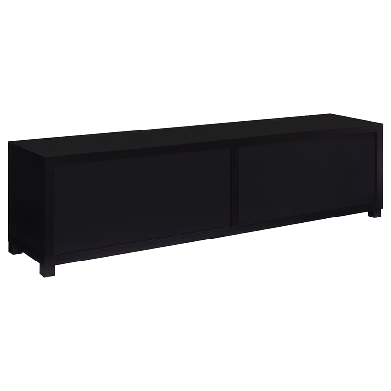 Sachin 4-door Engineered Wood 79-inch TV Stand Black