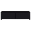 Sachin 4-door Engineered Wood 79-inch TV Stand Black