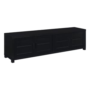 Sachin 4-door Engineered Wood 79-inch TV Stand Black