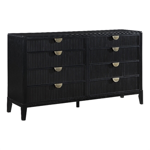 Brookmead 8-drawer Dresser Black