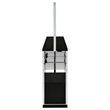 Risley 2-door Circular LED Wine Cabinet Dark Charcoal