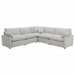 Coaster Collins 5-piece Fabric Modular Power Reclining Sectional Sofa Gray