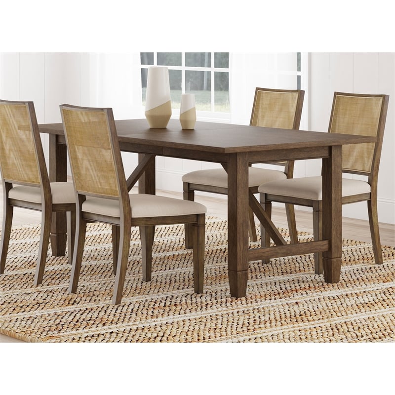 Matisse Rectangular 94-inch Wood Dining Table Light Brown