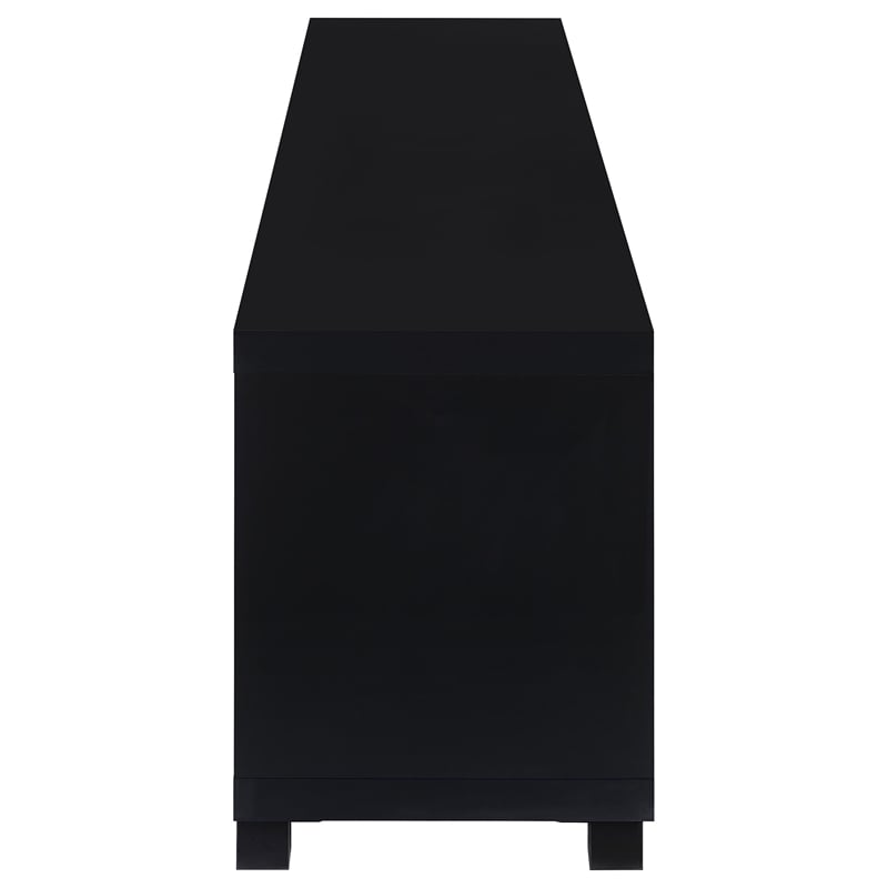 Sachin 3-piece Entertainment Center 79-inch TV Stand Black