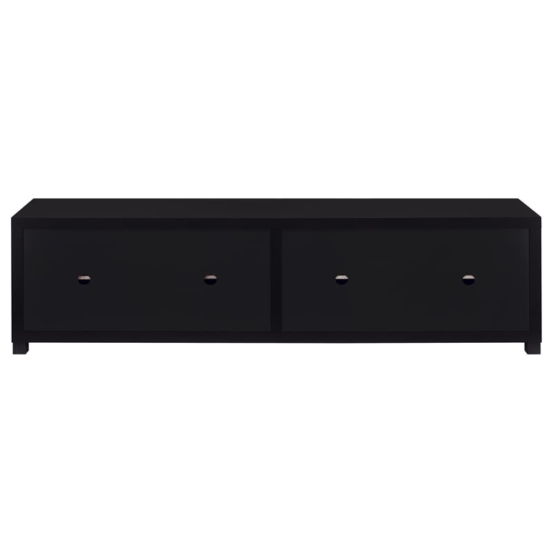 Sachin 3-piece Entertainment Center 79-inch TV Stand Black
