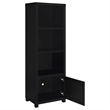 Sachin 3-piece Entertainment Center 79-inch TV Stand Black