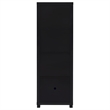 Sachin 3-piece Entertainment Center 79-inch TV Stand Black