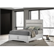 Miranda 54-inch Upholstered Full Panel Bed White
