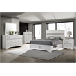 Miranda 54-inch Upholstered Full Panel Bed White