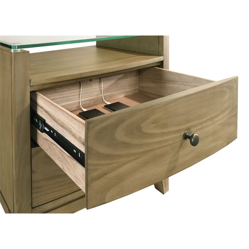 Granada 5-piece Queen Bedroom Set Natural Pine