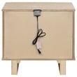 Kailani 2-drawer Nightstand Bedside Table Beige Oak