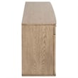 Kailani 4-door Cane Sideboard Buffet Cabinet Beige Oak