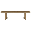 Arini 104-inch Extension Leaf Dining Table Sand Wash