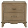Coaster Revello Traditional Wood 2-Drawer Nightstand in Washed Mango Brown