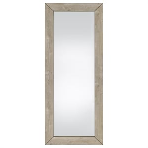 Cadence Tempered Glass Full Length Mirror Grey Washed Oak