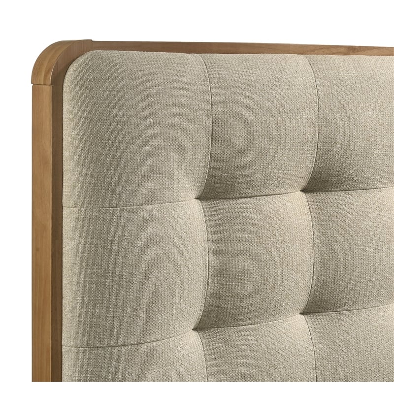 Robyn Wood Twin Platform Bed Light Ash