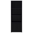 Winfield 3-sheld Media Tower Entertainment Pier Black