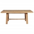 Middleton 6-piece Extension Leaf Dining Set Natural Brown