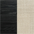 Arini 56-inch Queen Panel Bed Cream and Black