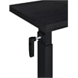 Westpark Height Adjustable Mobile Bedroom C-Table Black