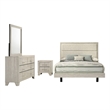 Trenton 4-piece Full Bedroom Set Rustic Cream