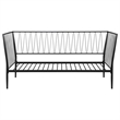Richland Metal Twin Daybed Bed Frame Matte Black