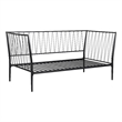 Richland Metal Twin Daybed Bed Frame Matte Black