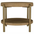 Arini 2-piece Round Coffee and End Table Set Sand Wash
