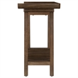 Ornelas 46-inch Console Table with Slatted Shelf Mango Brown