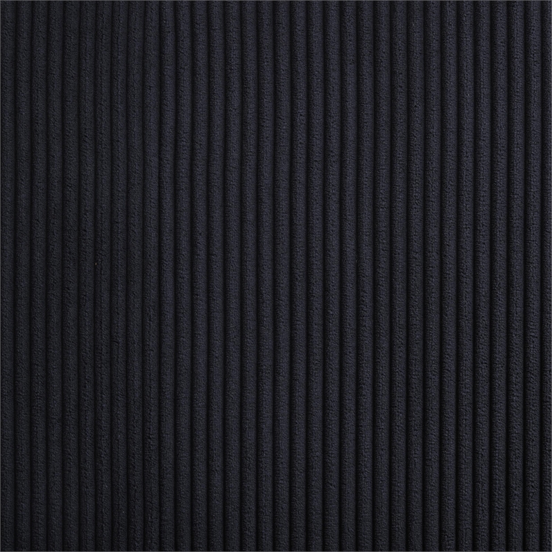 Coaster Tisdall Fabric Queen Flame Visualizer Wingback TV Bed in Black