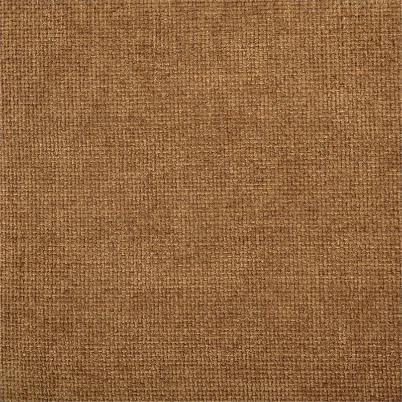 Coaster Octavia Upholstered Fabric Sectional Chaise Sofa in Amber Brown