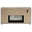 Coaster Lorient 8-drawer Wood LED Bedroom Flame Box Dresser in Ivory/Camel