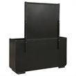 Coaster Leandro 8-drawer Wood Bedroom Dresser with Mirror in Burnished Black
