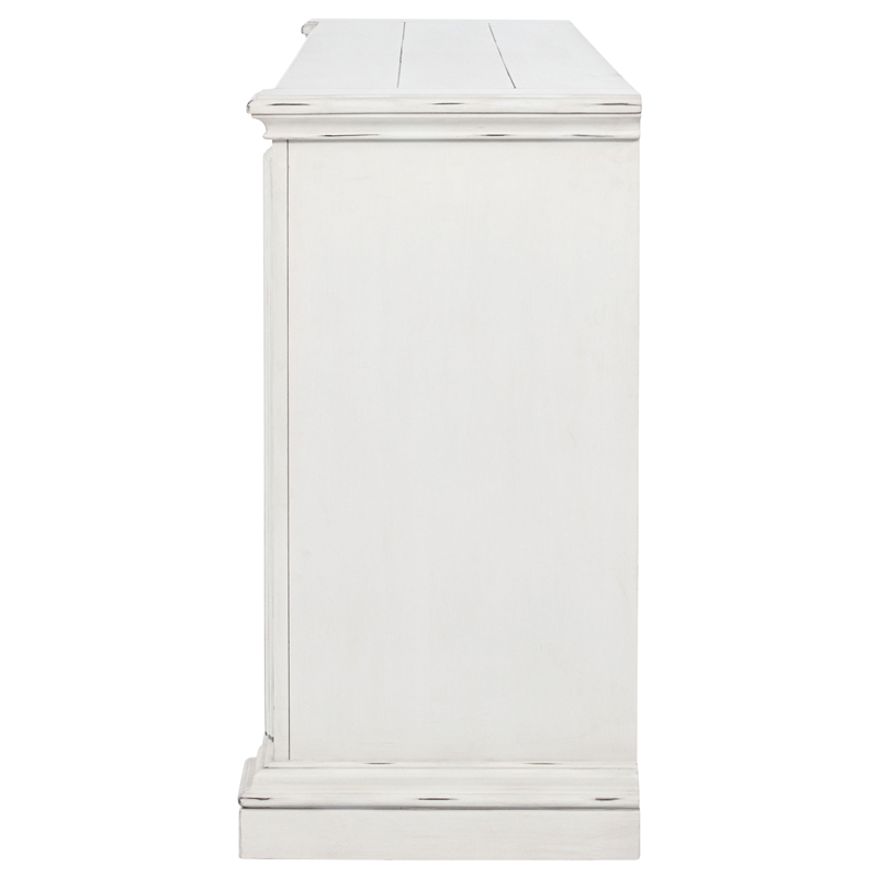 Coaster McKinney 6-drawer Wood Bedroom Dresser Cabinet in Vintage White