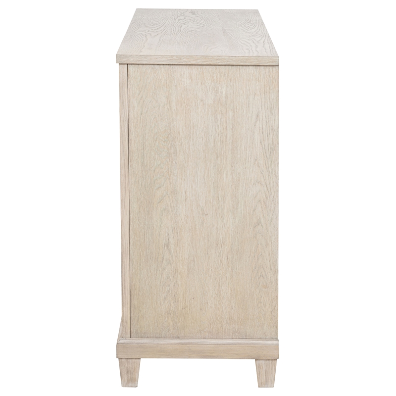 Coaster Pembroke 6-drawer Wood Bedroom Dresser Cabinet in Washed Oak Brown
