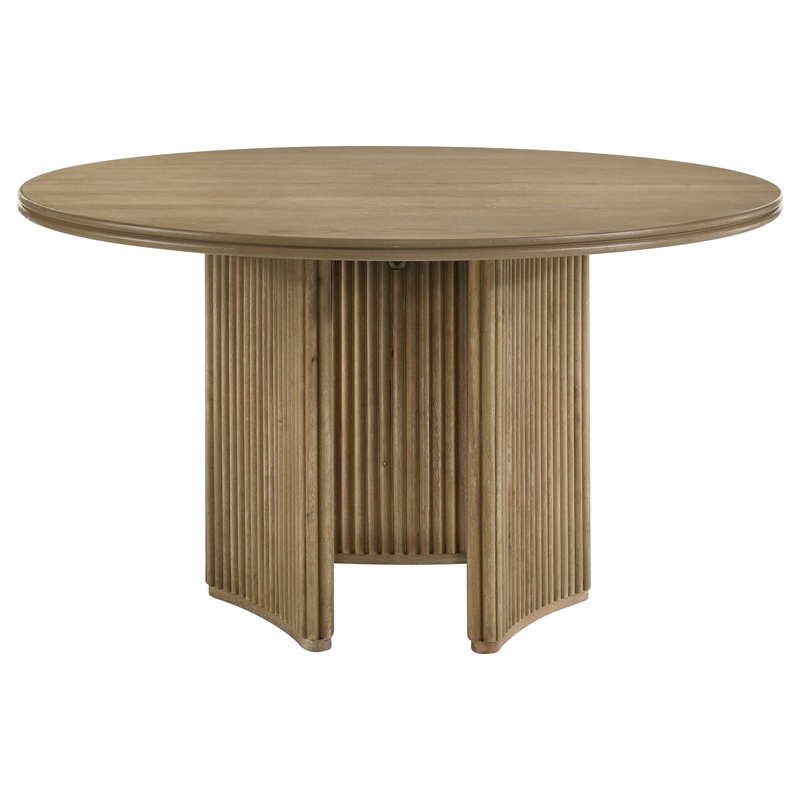 Coaster Adina 5-Piece Wood Dining Table Set in Distressed Light Brown/Barley