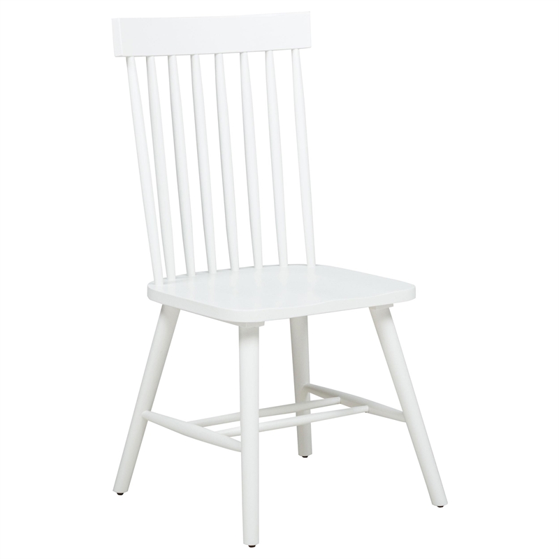 Coaster Andrews 7-Piece Rectangular Wood Dining Set in White/Light Ash Brown