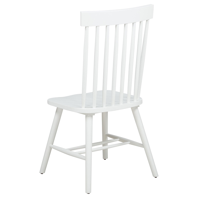 Coaster Andrews 7-Piece Rectangular Wood Dining Set in White/Light Ash Brown