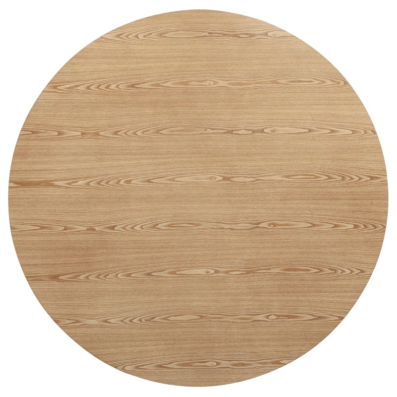 Coaster Andrews 5-Piece Round Wood Counter Height Dining Set in Light Ash Brown